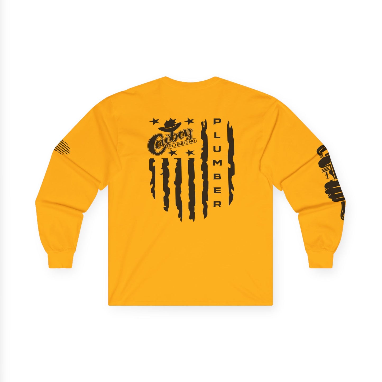 Cowboy Plumbing "I'm Just Here to Lay Pipe" Long Sleeve