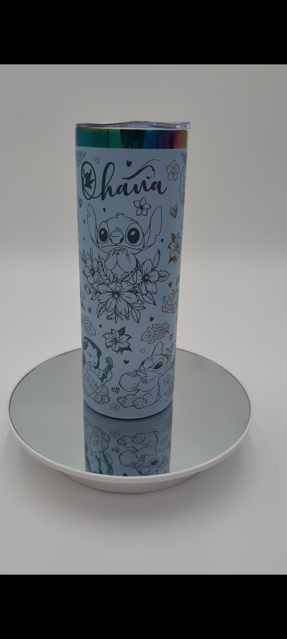 Iridescent Ohana Stitch 20oz