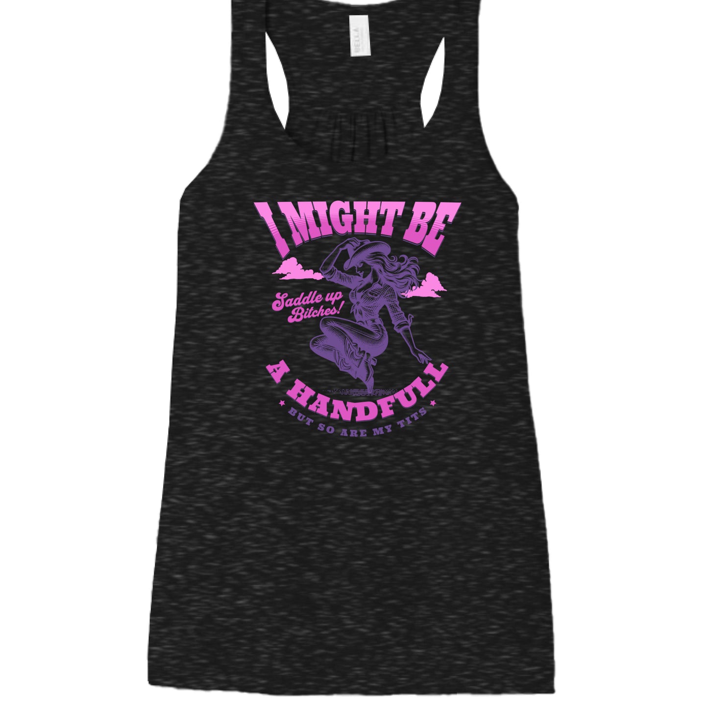 BLACK HEATHER - FRONT