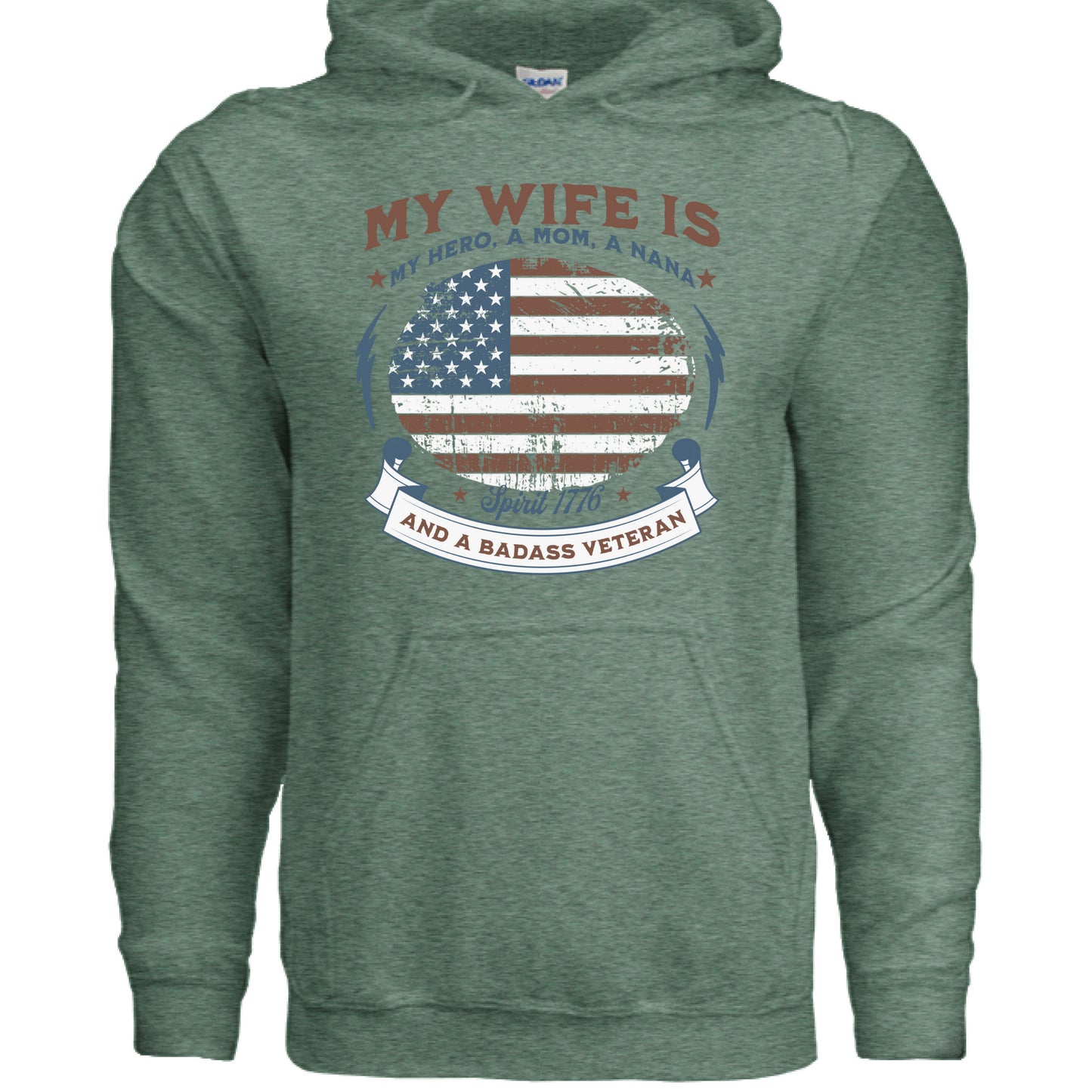 Heather Sport Dark Green - FRONT