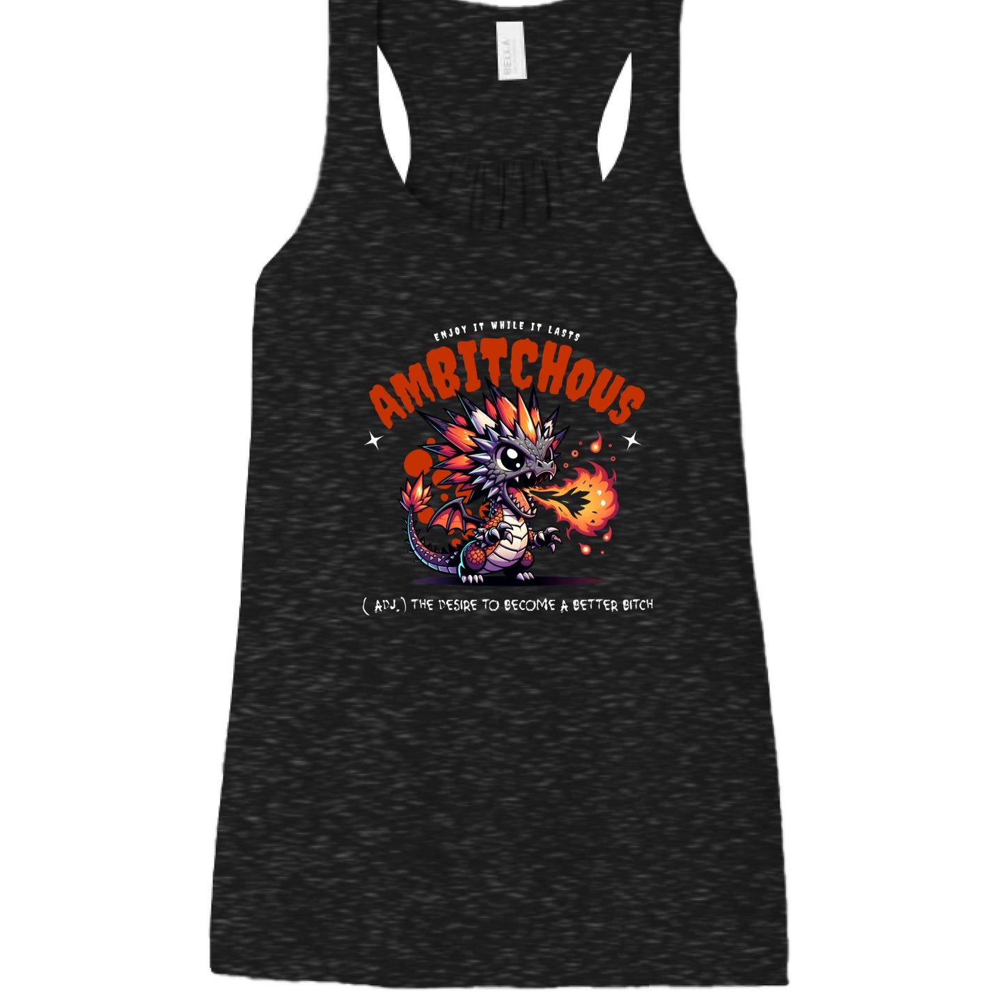 BLACK HEATHER - FRONT