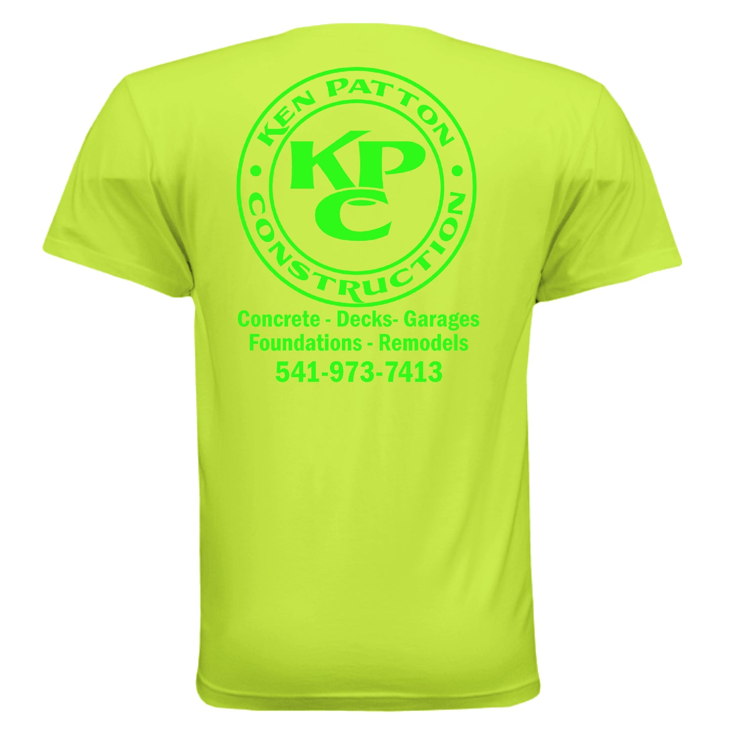 Neon Yellow - BACK