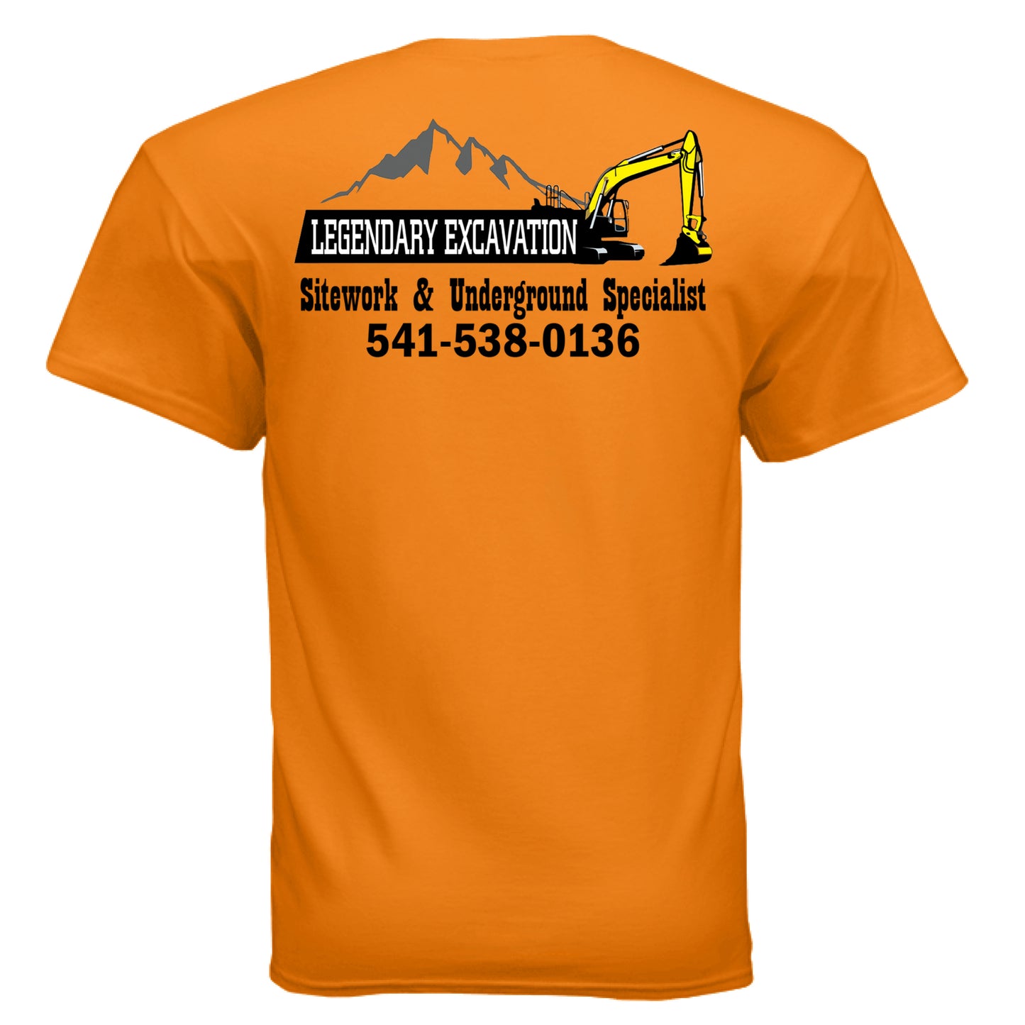 SAFETY ORANGE - BACK
