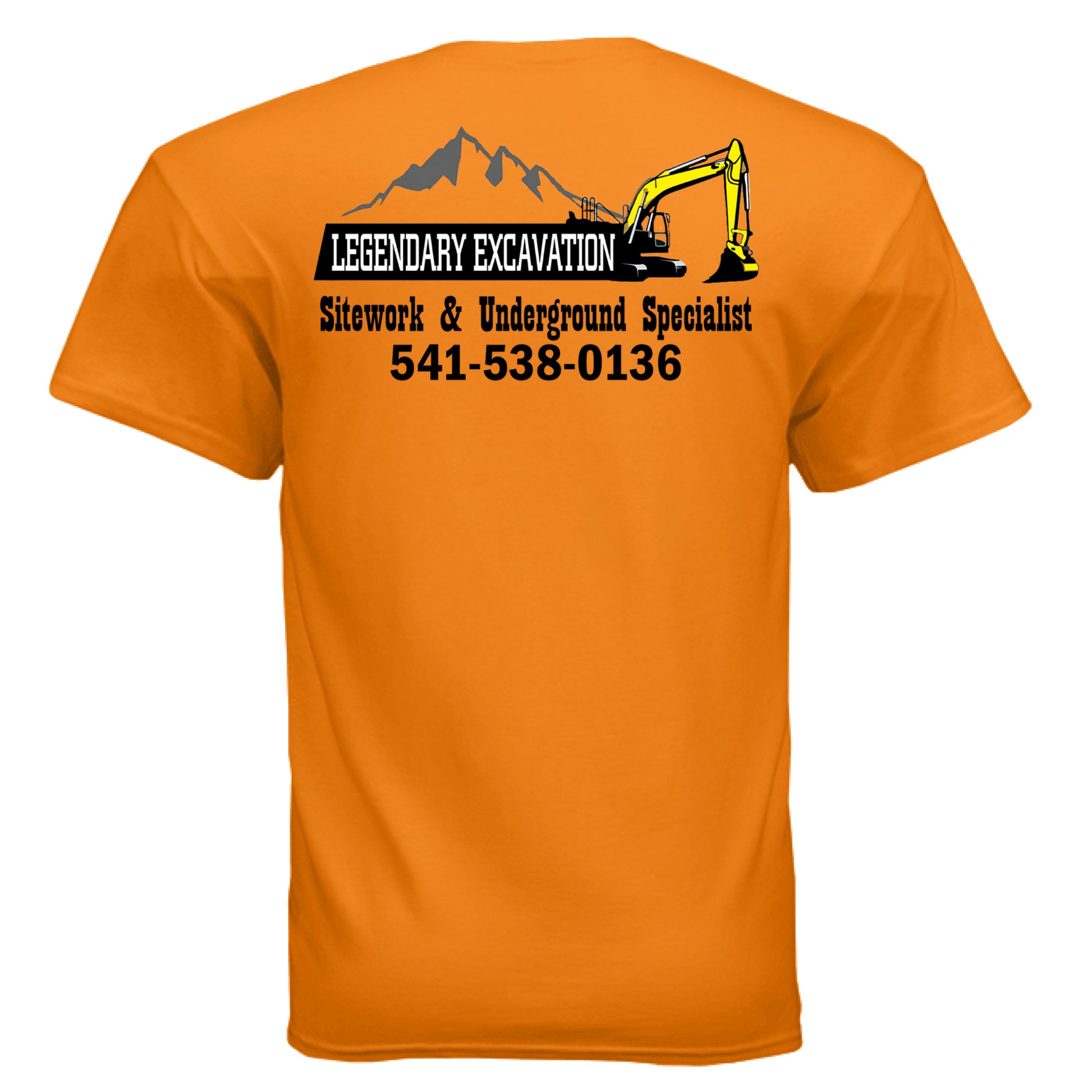SAFETY ORANGE - BACK