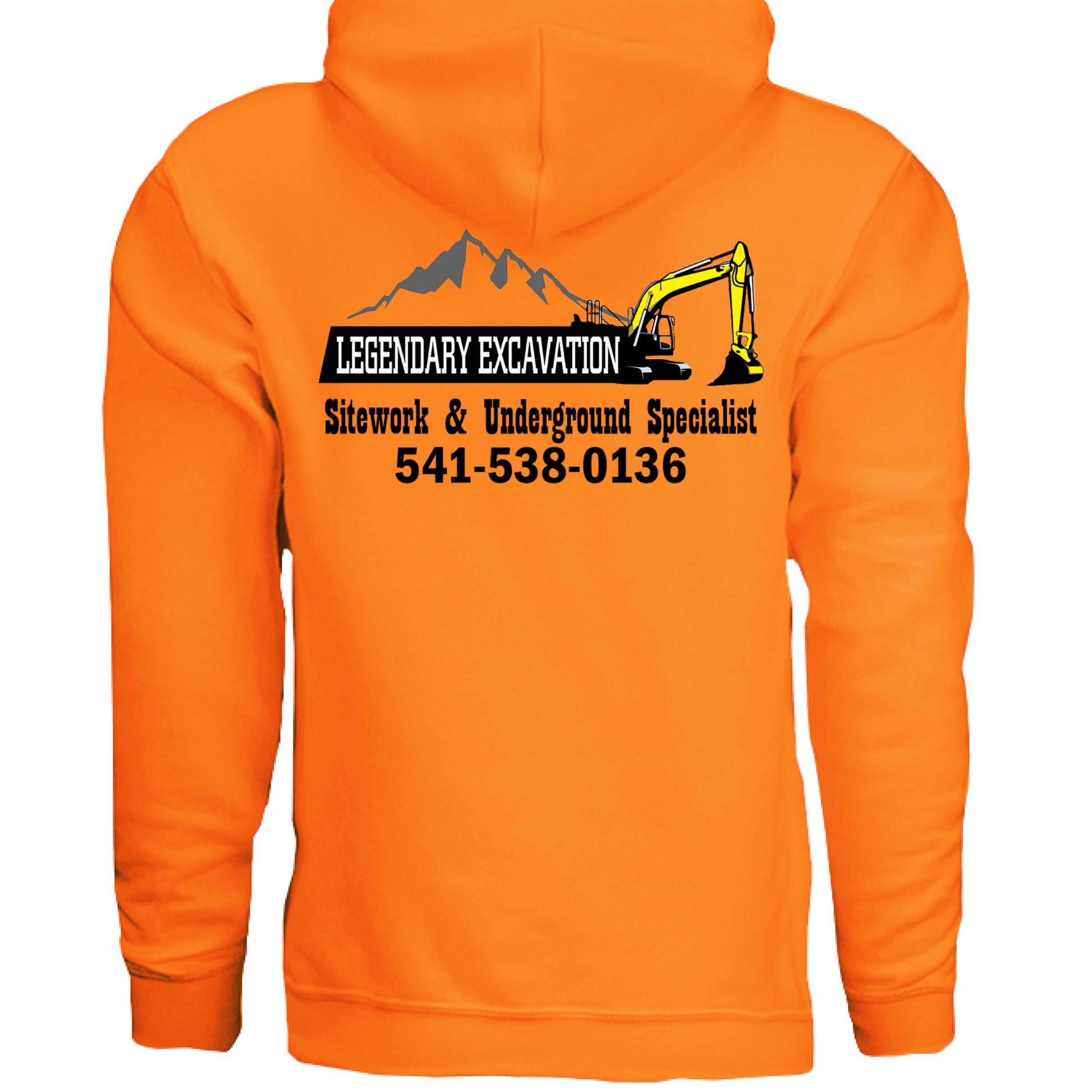 SAFETY ORANGE - BACK