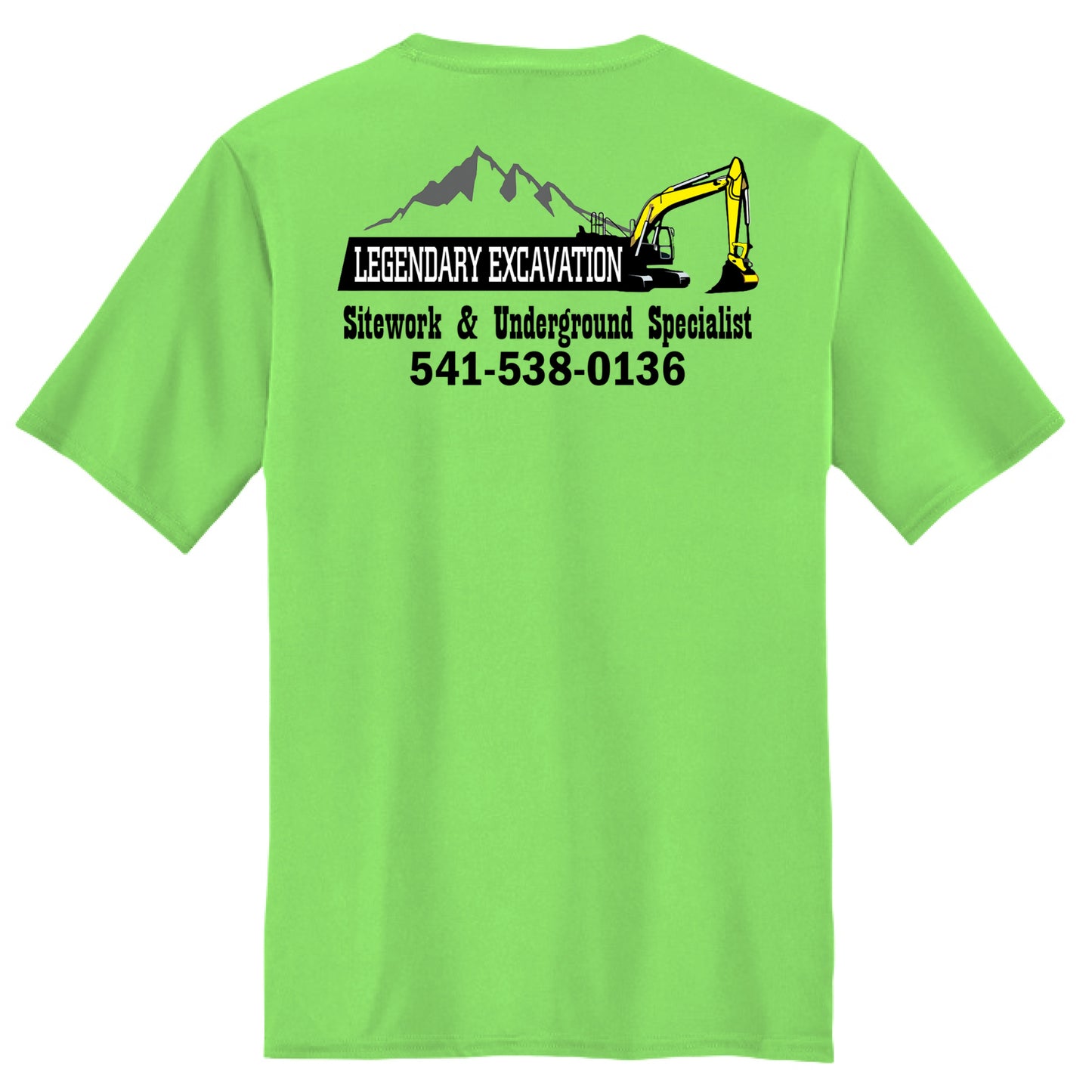 Neon Green - BACK