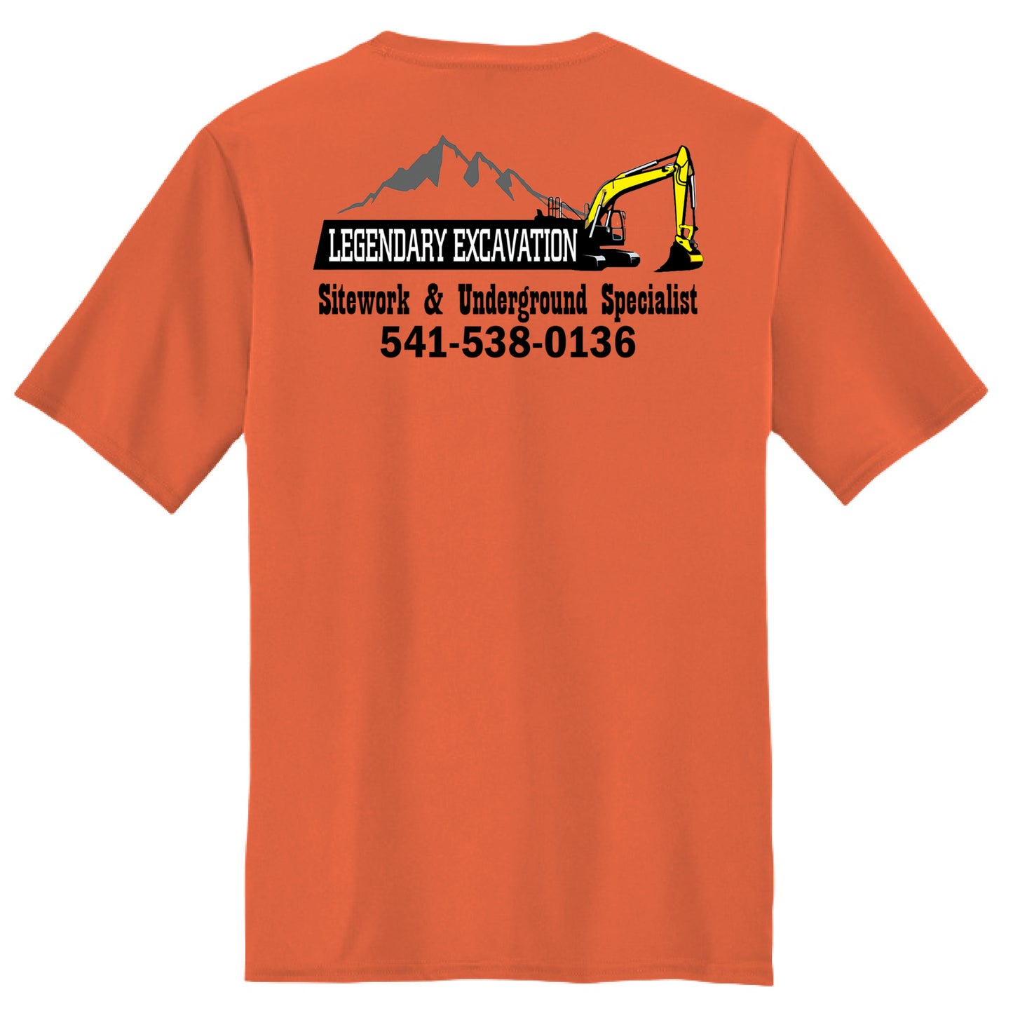 Neon Orange - BACK