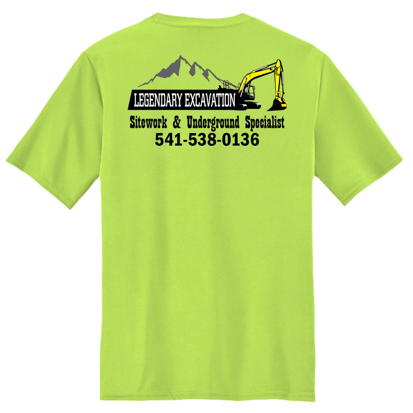 Neon Yellow - BACK