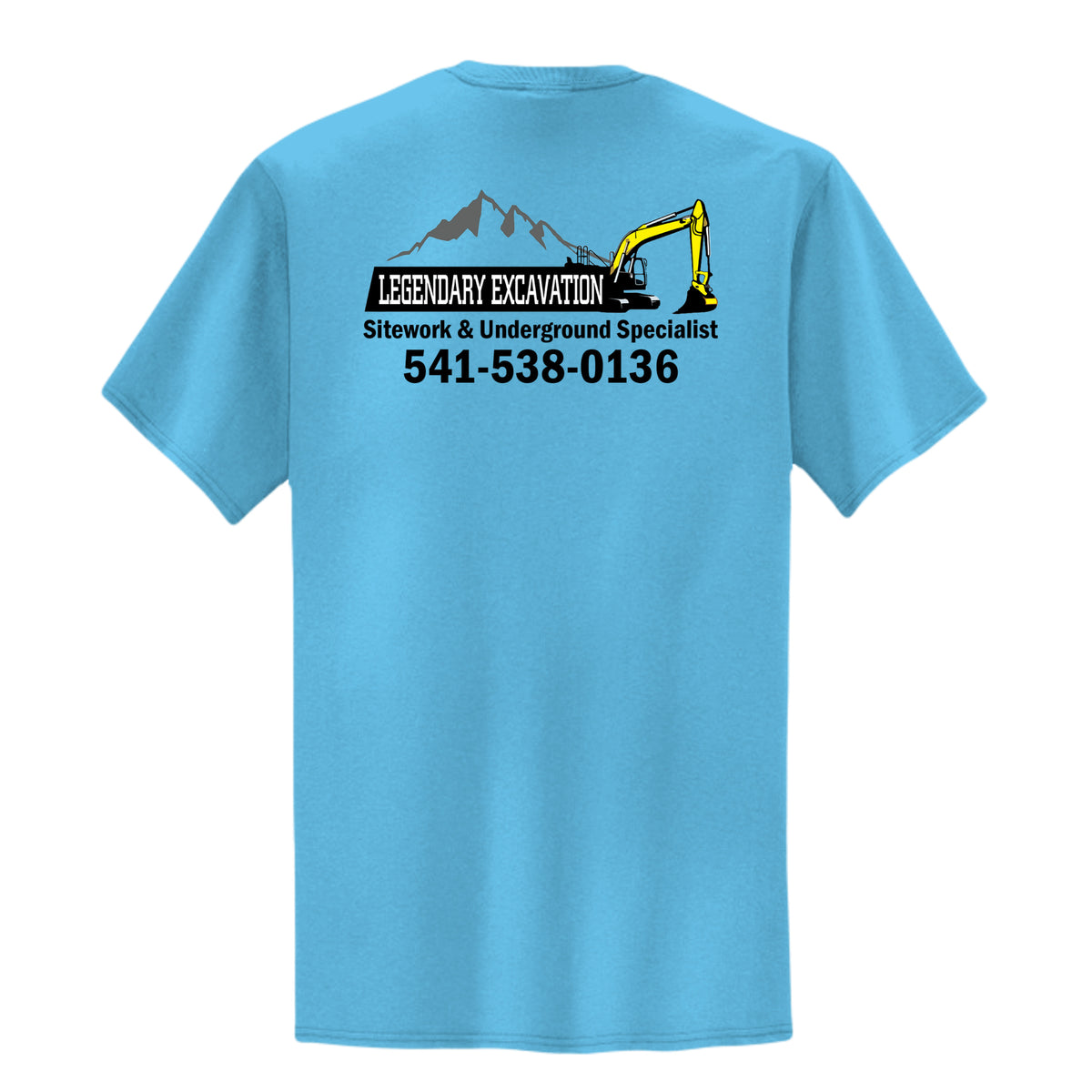 Aquatic Blue - PC55P - BACK