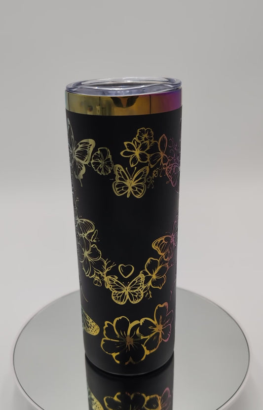 Iridescent Heart Flower 20oz